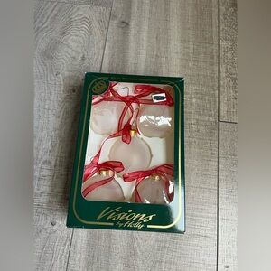 Visions by Holly Glass Christmas Ornaments